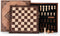 Peradix Wooden Chess Set for Kids Magnetic 12'' Checkers Chess Board Game