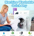 6 4 2 Pack Bath Toy Storage Organizer for Bathtub Large Mesh Bath Toy Holder & Bath Toy Net, Quick-Dry Hanging Bathroom