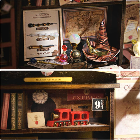 GuDoQi DIY Miniature House Kits, Dollhouse Kit with Furniture, Tiny House Kits 1:24 Scale, Creative Crafts for Adults