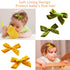 Yxiang 24PCS Velvet Hair Clips and Barrettes for Baby Girls, 4 inches Hair Bows, Non Slip Barrettes for Toddlers