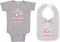 Personalized Gifts Happy Mothers Day Any Name Blue Elephant Baby Bodysuit Bib Bundle