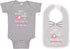 Personalized Gifts Happy Mothers Day Any Name Blue Elephant Baby Bodysuit Bib Bundle