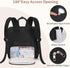 Backpack Backpack Backpack CEI-CEI Diaper Bag for Mom and Dad, Puffer Baby Bag with Insulated Pocket, Water-Resistant