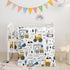 Datura home Crib Bedding Set,3pcs Nursery Crib Bedding with Comforter Crib Sheet & Crib