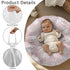 Hechitok Dog Paws White Removable Newborn Lounger Cover Nursing Pillow Slipcover Soft Snug Fits Baby Lounger