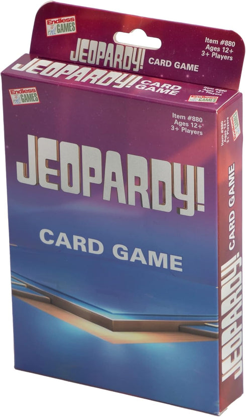 Jeopardy Card Game - Travel Sized Quiz Competition Fast Paced Party Game