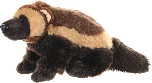 12 Inches, Wild Republic Wolverine Plush, Stuffed Animal, Plush Toy, Gifts for Kids, Cuddlekins Multicolor