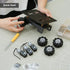 Mecanum Robot Chassis Car Kit - 360° Omnidirectional Wheel, Aluminum Alloy Frame, TT Motor, DIY Kit (Unassembled)