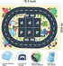 Zero Zoo 1 2 3+ Baby Toy Cars for Year Old Toddler, City Guard Series Press and Go, Pull Back Vehicle with Soft Plush