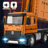 3 4 5 6 7 3 16.5" HAPYAD Dump Truck Toy for Years Old Boys, Large Semi Truck with Metal Cab, Lights and Sounds