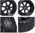 Hobbypark 4Pcs 26mm 1/10 RC Touring Car Tires & 12mm Hex Hub Wheel Rims with Foam Inserts