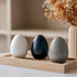 Pack 30 2 Inch Fake Eggs to Paint, of Smooth Standable Wooden Eggs for Crafts, Wooden Easter Egg Decor, Wood Chicken