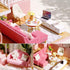 TuKIIE DIY Miniature Dollhouse Kit with Furniture, 1:24 Scale Wooden Doll House Accessories, Dust Proof & Music Movement