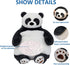 ronivia 21.5" 5.2 lbs Panda Weighted Stuffed Animals, Weighted Panda Plush Large Weighted Plush Animal Toy Pillow Gifts