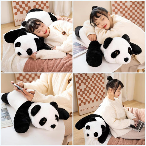 Giant Weighted Panda Plush, 2.87lbs Cute Big Panda Pillow Toy for Kids and Adults, 39.3 Inch