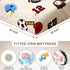 Wowelife Baby Crib Bedding Set for Boys and Girls, 3-Piece Sports Baby Bedding Set, Breathable & Soft