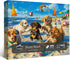 Funny Dog Puzzles for Adults 1000 Pieces and up, PICKFORU Beach Puzzle Collection Cute Dog, Puppy Animal Puzzle as Home Decor
