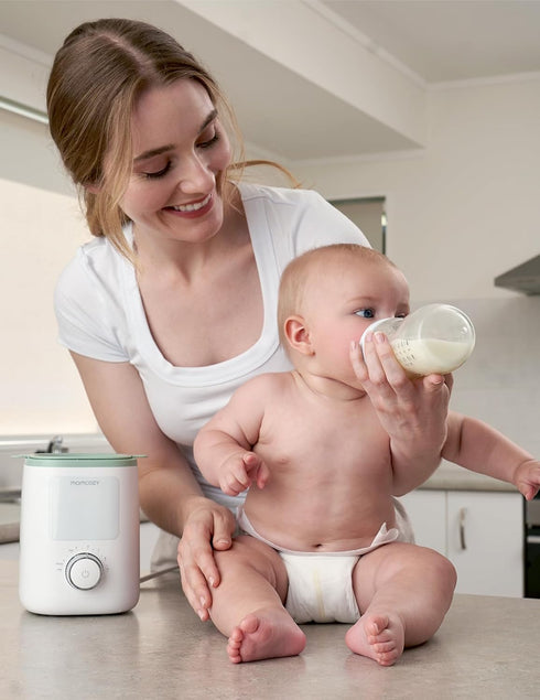 Momcozy Baby Bottle Warmer for Breast Milk Formula Food, Fullest Nutrients Preserved, Fast Heat, Night Light