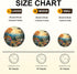 300 13.4in Wooden Puzzles for Adults Pieces, Scenic Mountain Landscape Round Wood Jigsaw Puzzle, Unique Irregular Laser