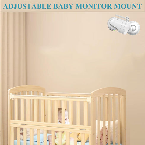 Derebir DXR-8 DXR-8 1/4" Adjustable Baby Camera Monitor Wall Mount Stand Holder Compatible with Infant Optics and Pro