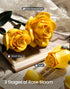 iATOM Set, 12Pcs Yellow Rose Bouquet Building Flowers Botanical Collection Kit for Adults
