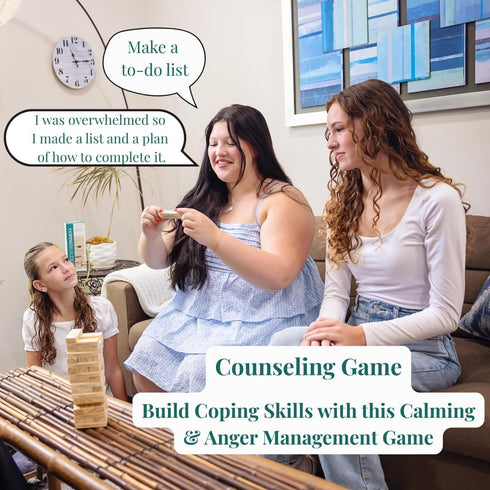 Coping Builder - Coping Skills Games for Kids & Teens, SEL Tool for Elementary Students, Counseling & Therapy Game