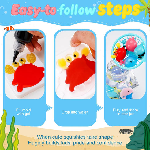 3 4 5 6 7 8 9 10 11 12 Teexpert Magic Water Elf Toy Kit Art and Crafts for Kids Girls Boys Ages - DIY Craft Toy