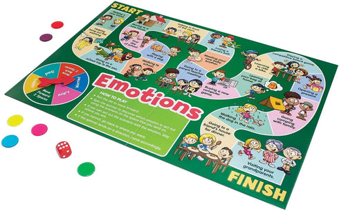 Junior Learning Social Skills Board Games - 4 Games for Ages 5-8, Empathy & Manners, Grade 1-2