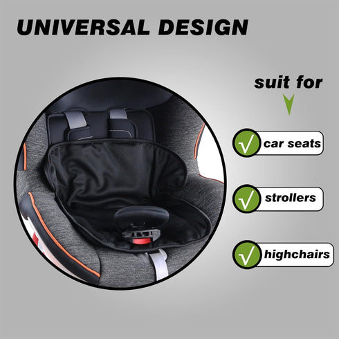 (2 Pack)) Piddle Pads, Multi-use and Leak Free Lines for Baby Stroller, High Chair & Car Seat, Waterproof Toilet