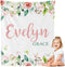 Ultragifta Personalized Baby Blankets Easter Gifts for Kids Custom Flannel Blanket for