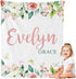 Ultragifta Personalized Baby Blankets Easter Gifts for Kids Custom Flannel Blanket for