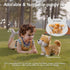 eJog Pup 1 2 3 Electronic Plush Puppy Dog Toy, Jumping Barking Robot Dog, Cute Talking Stuffed Animal, Christmas