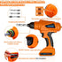 Set,MAGIC4U 50PCS Set 12 3-8 Kids Tool Toddler Tool with Electronic Toy Drill,Tape Measure Tool Equipements,Pretend
