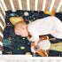 FUGIDOG 27 39 Inch Fitted Crib Sheet for Boys Girls Mushrooms Forest Soft Breathable Unisex Crib Sheets Play Sheets