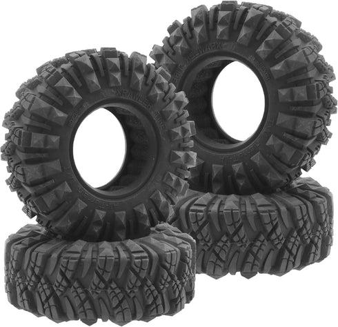 ShareGoo 1.9 inch RC Crawler Tires, Rubber Mud Tires OD 110mm, Compatible with Axial SCX10, Redcat Gen8, RC4WD