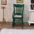 1:12 Dollhouse Miniature Rocking Chair Scale Wooden Furniture Accessories Tiny Mini House Home Outdoor Decoration Model