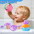 6Pcs 1-3 Babies12-18 1 2 3 4 5 6 Toddler Bath Toys for Kids Ages Bath Toys for Months Water Can Bathtub Toys for Kids