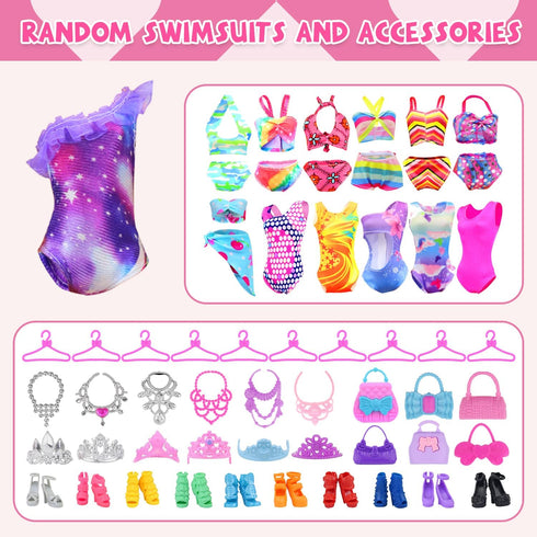 99 5 12 2 2 10 57 11.5 inch Ecore Fun Pcs Doll Clothes Outfits and Accessories- Princess/ Wedding Gowns Fashion Dresses