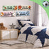 4 Geetery Pcs Sport Bedroom Wall Decor Boys Room Decor for Kids Soccer Basketball Baseball Football Wall Art