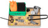 Stylor Dumpster Fire Zen Garden Desk Decor - 3D Print Plastic Miniature Sandbox