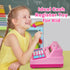 103 3, 4, 5, 6 7 8+ BAODLON Calculator Cash Register - Pcs Pink Toy Cash Register, Microphone, Credit Card and Banking
