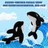 6 10 Tezituor Pcs Orca Stuffed Animals, Soft Orca Whale Plush Toy Glow in The Dark, Stuffed Killer Whale Birthday Party