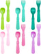 Re-Play Toddler Forks and Spoons Set - 6x6 Utensils Set for Kids