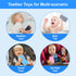 Baby Keyboard Teething Toys for 0-3, 0-6, 6-12 Months | Soft Silicone Baby Keyboard Teethers | Infant Teether Pacifier