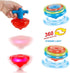 12-Pack Light Up Spinner Tops, UFO Spinning Toys with LED Flashing for Kids Party Favors & Goodie Bags