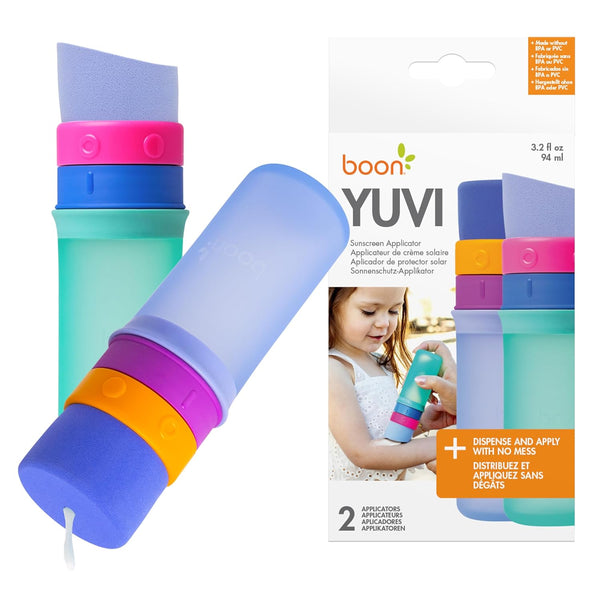 Boon Yuvi Sunscreen Applicator for Kids - Refillable and Spill Proof Kids