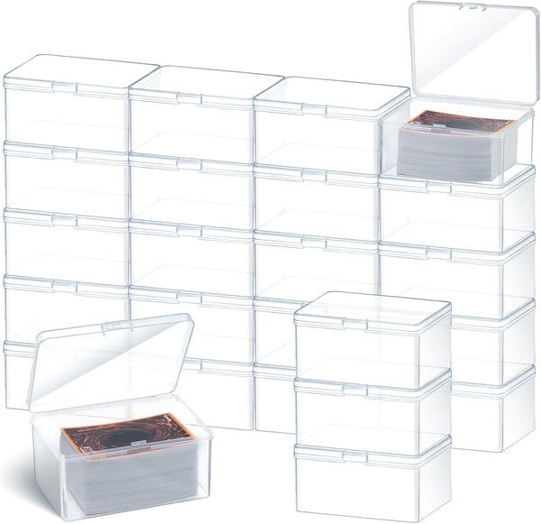 Vicenpal Playing Deck Card Storage Box - Compatible with 100 MTG Holder Storage Case (24 Pcs)