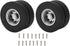 VGEBY 2pcs RC Rear Tires for 1/14 Trailer Truck, Strong Cushioning Performance, 7Mm RC Wheels and Tires