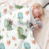 Cute Dragon Baby Blanket, Soft Cozy Reversible Nursery Receiving Swaddle for Boys Girls, 30x40 in