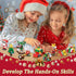 18 Pack Sets JOICEE Christmas Ornaments Building Blocks, Xmas Tree Ornaments Building with Strings Hanging Decoration